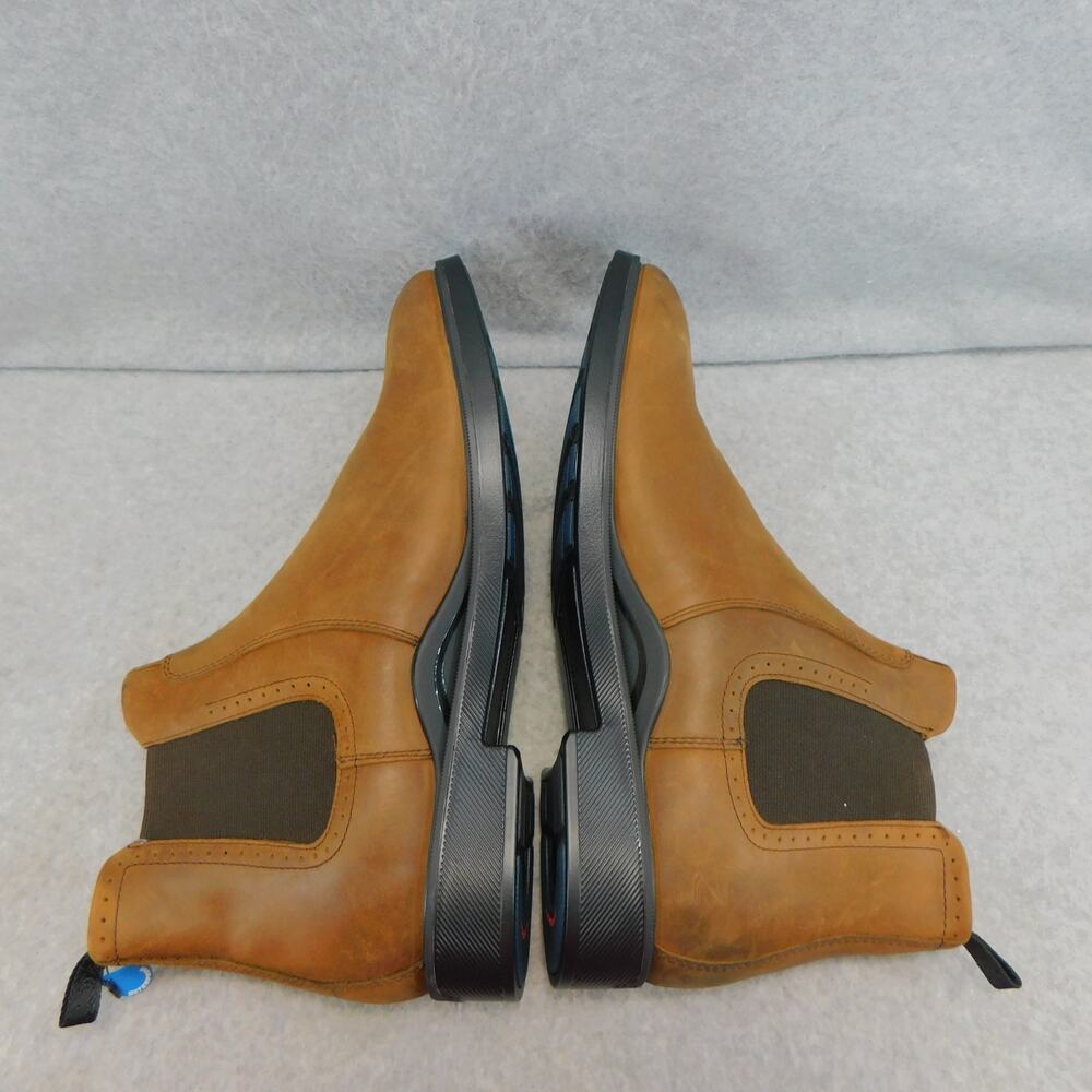 Johnston & Murphy Men's Boots Tan Oiled Full Grain Waterproof Size 11 New - Picture 4 of 12